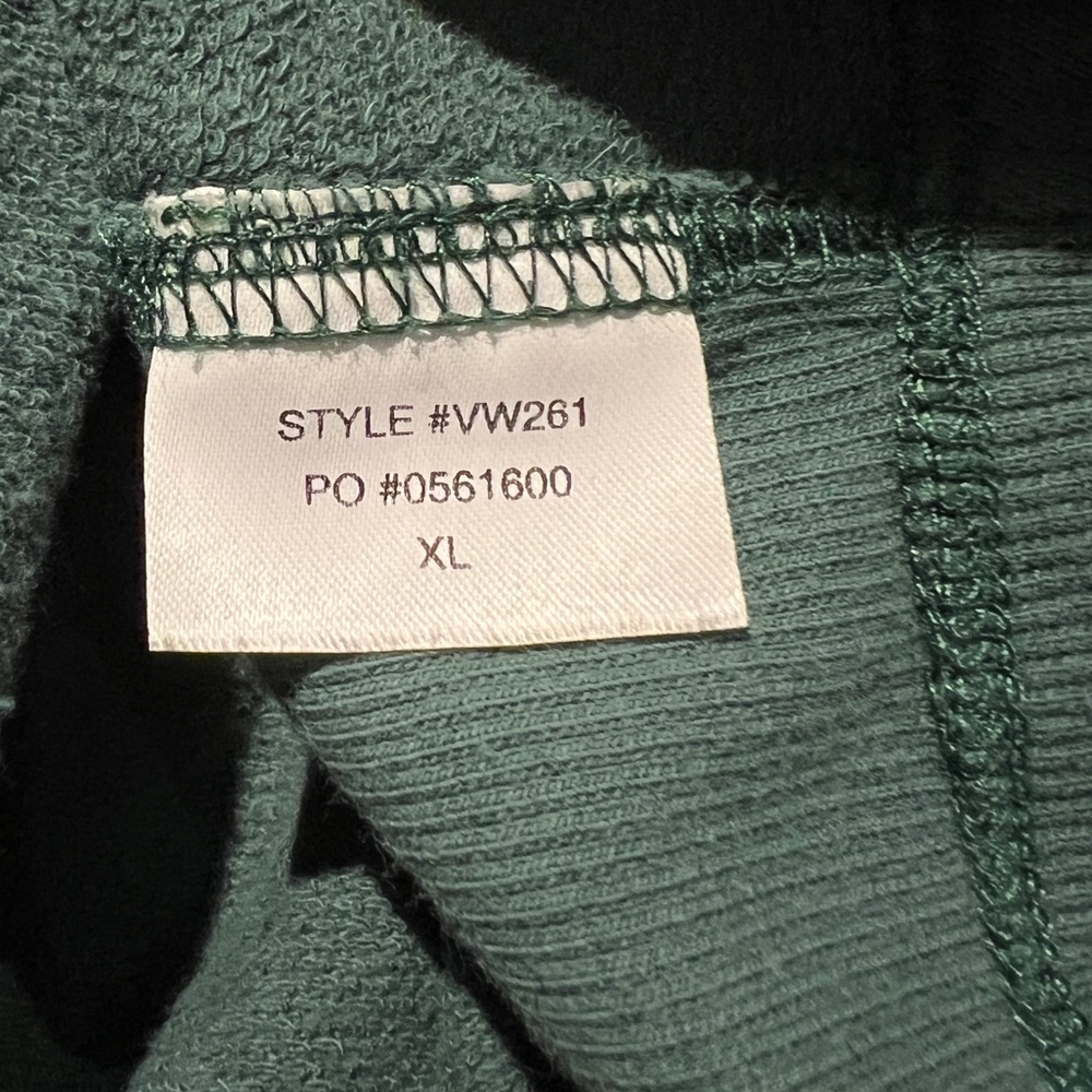 Vuori Sunnyside 100% Cotton French Terry Hoodie Cactus Women's XL - Picture 11 of 11